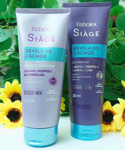 Hadassah Cosméticos Combo Siàge Revela Os Cachos: Shampoo 250ml + Condicionador 200ml