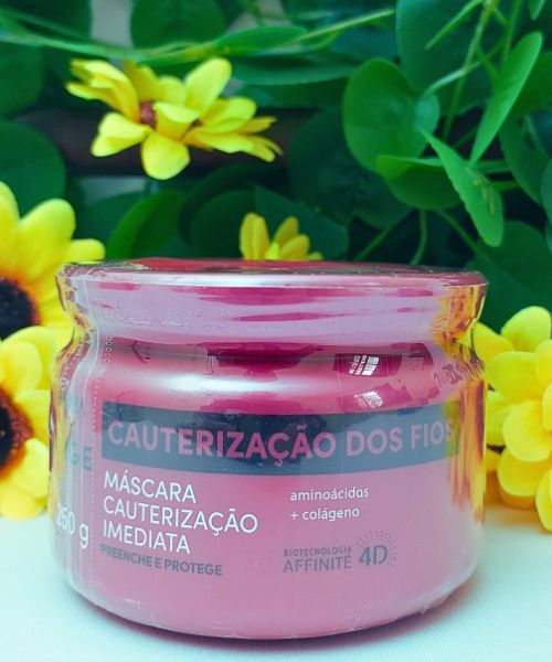 Hadassah Cosméticos Máscara Capilar Siàge Cauterização dos Fios 250g