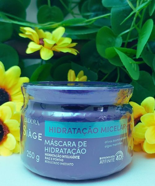 Hadassah Cosméticos Máscara Capilar Siàge Hidratação Micelar 250g