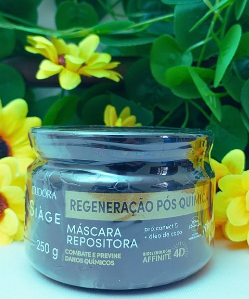 Hadassah Cosméticos Máscara Repositora Siàge Expert Regeneração Pós Química 250g