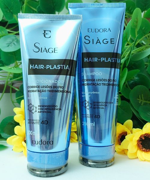 Hadassah Cosméticos Combo Siàge Hair Plastia Shampoo 250ml + Condicionador 200 ml